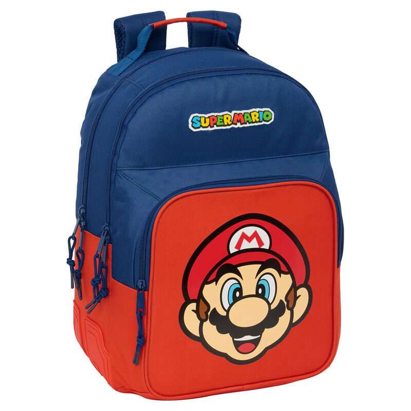 Super Mario Bros Mamma Mia Regolabile Zaino 42cm Safta