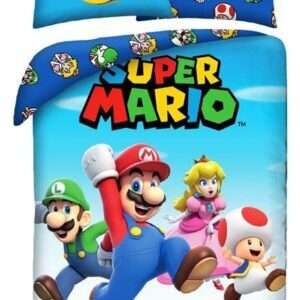 Super Mario Duvet Set Ver. 5 140 X 200 Cm / 70 X 90 Cm Halantex