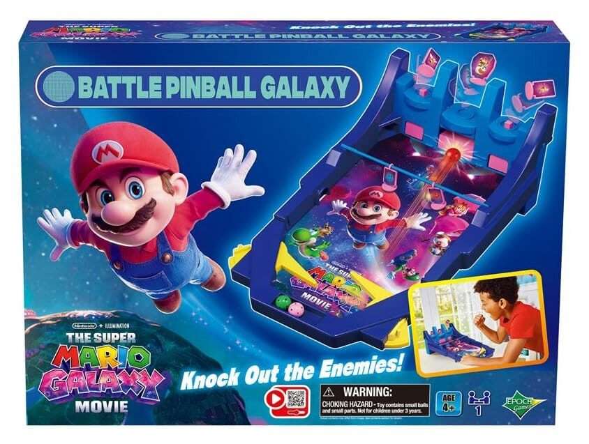 Super Mario Game Galaxy Movie Battle Pinball Epoch Toys