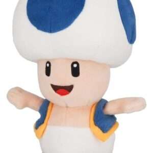 Super Mario Peluche Figura Toad 20 Cm Sanei