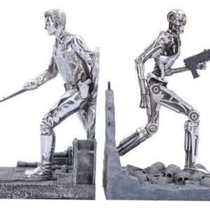 Terminator 2 Bookends T-1000 Vs T-800 19 Cm Nemesis Now