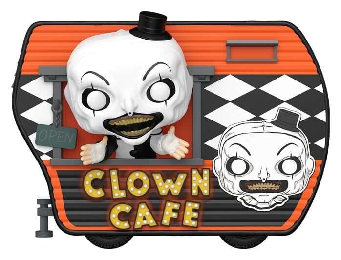 Terrifier POP! Rides Super Deluxe Vinyl Figure Café With Art 15 Cm Funko