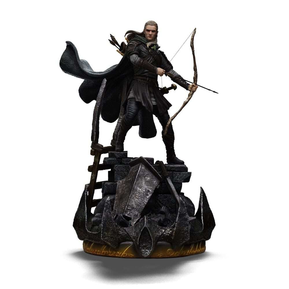 The Il Signore Degli Anelli Art Scale Statua 1/10 Legolas Unleashed 29 Cm Iron Studios