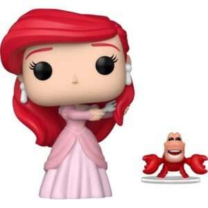The Little Mermaid Pop! Vinile Figura S3 – Ariel Con Sebastian 9 Cm Funko