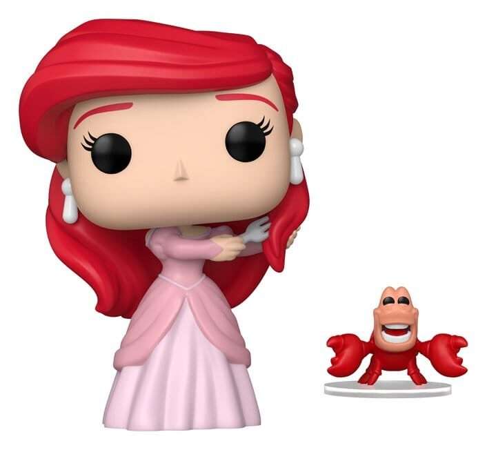 The Little Mermaid Pop! Vinile Figura S3 – Ariel Con Sebastian 9 Cm Funko