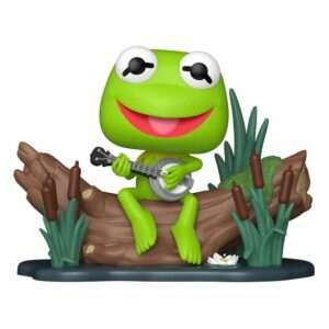 The Muppets Pop! Deluxe Vinile Figura Kermit Con Banjo 9 Cm Funko