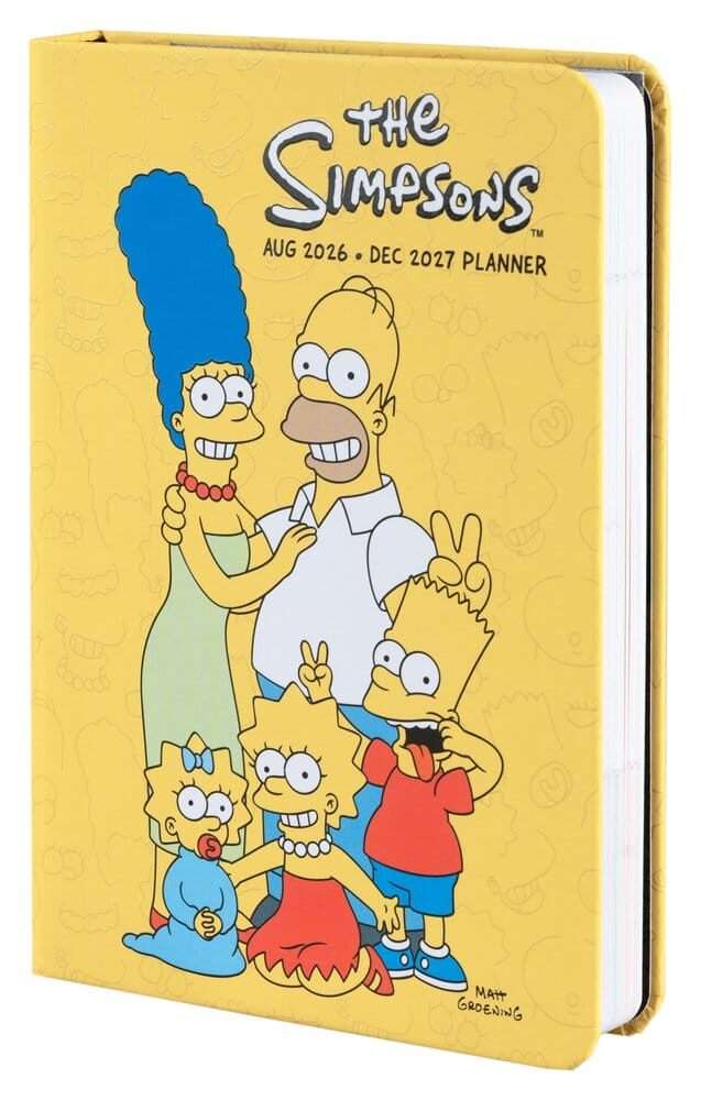 The Simpsons Academic Planner 2026/27 A6 *English Version* Grupo Erik