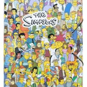 The Simpsons Elasticated Folder 34 X 26 Cm Grupo Erik