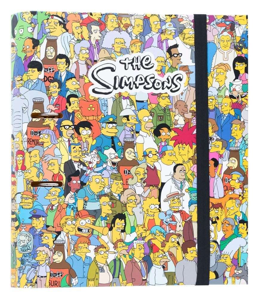 The Simpsons Ring Binder 2 Rings 32 X 28 Cm Grupo Erik