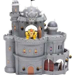 The Super Mario Galaxy Movie Deluxe Playset Con 1 Mini Figura Bowser Castle Jakks Pacific