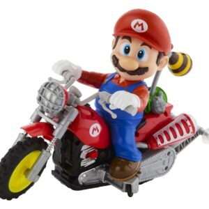 The Super Mario Galaxy Movie Hot Wheels RC Vehicle Mario Wheelie Motocross Mattel
