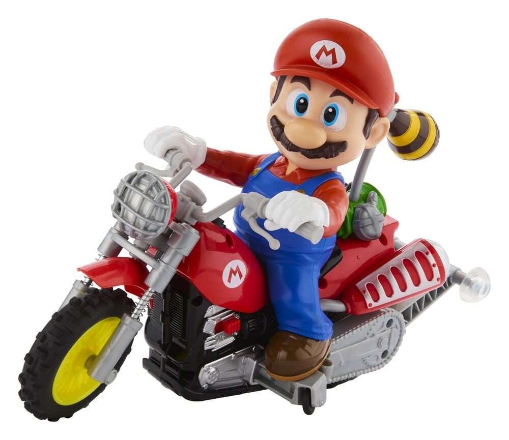 The Super Mario Galaxy Movie Hot Wheels RC Vehicle Mario Wheelie Motocross Mattel