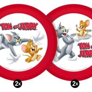 Tom & Jerry Plate 4-Pack 21 Cm Geda Labels