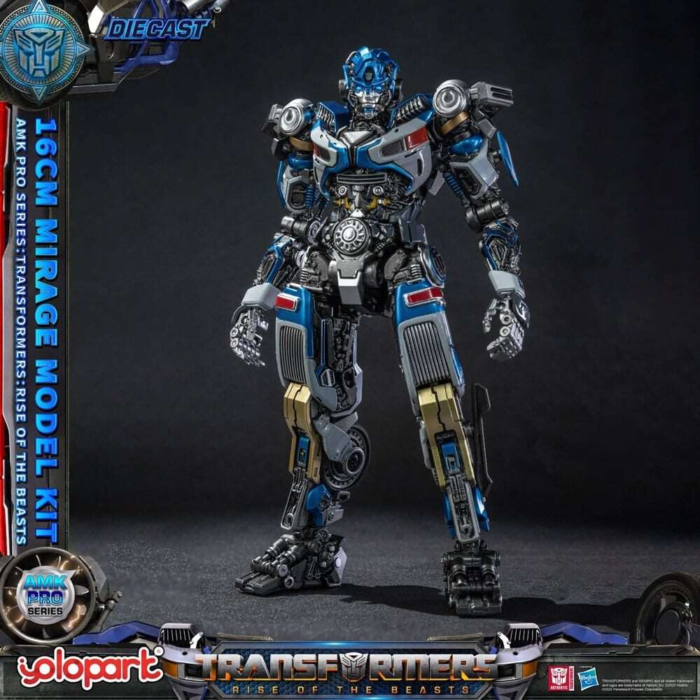 Transformers: Rise Of The Beasts Amk Pro Series Plastica Model Kit Mirage (oversea Version) 16 Cm Yolopark