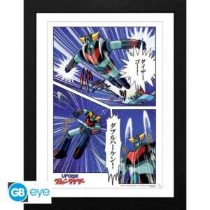 UFO ROBOT GRENDIZER FRAMED PRINT Stampa Con Cornice Abystyle Studio
