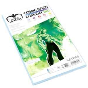 Ultimate Guard Comic Bags BIG Resealable Current Size (100) Ultimate Guard