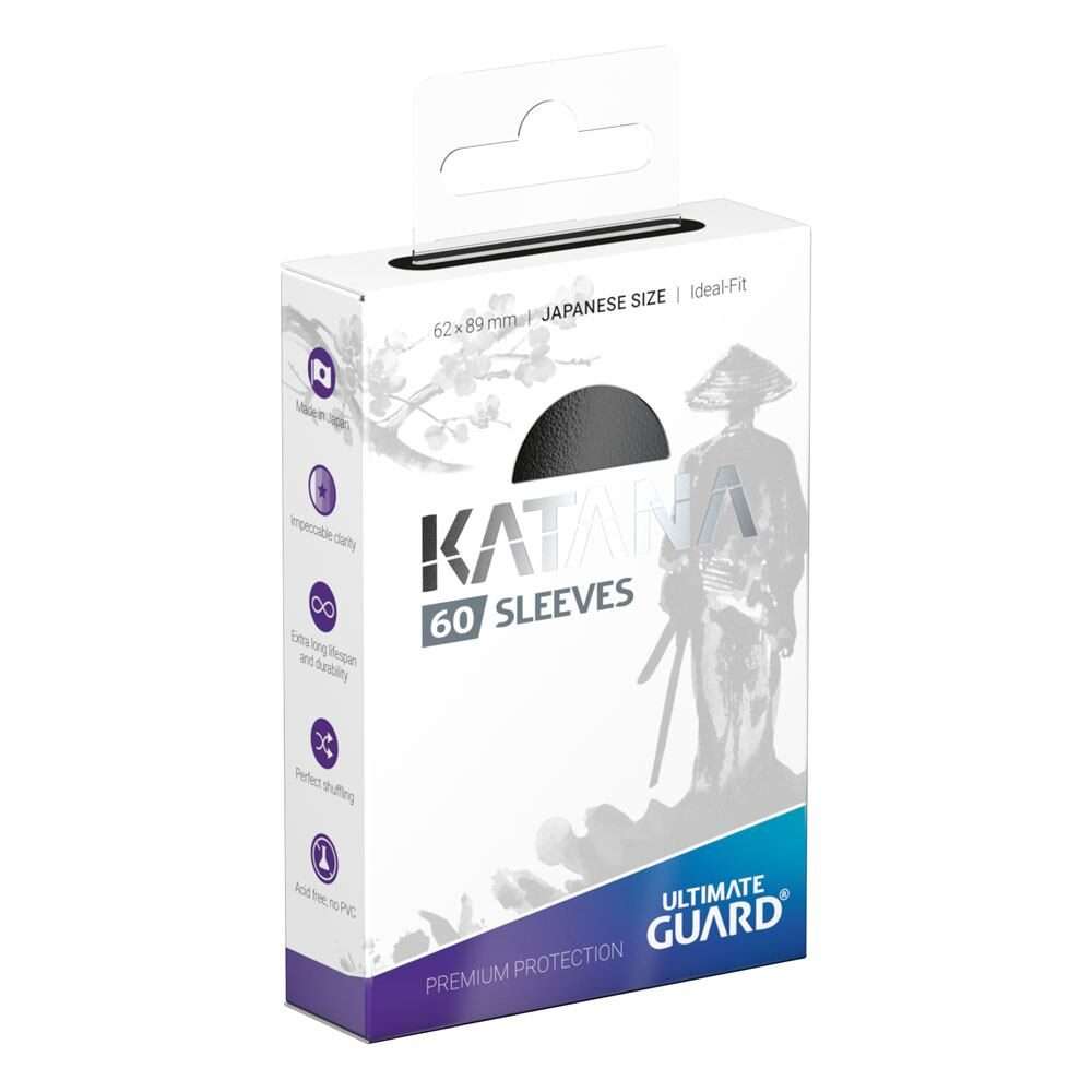 Ultimate Guard Katana Sleeves Japanese Size Black (60) Ultimate Guard
