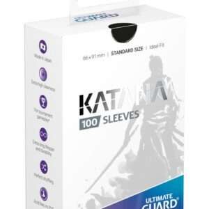 Ultimate Guard Katana Sleeves Standard Size Black (100) Ultimate Guard