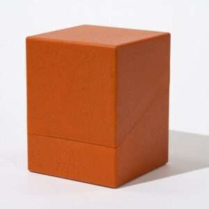 Ultimate Guard Return To Earth Boulder Deck Case 100+ Standard Size Orange Ultimate Guard