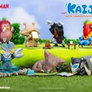Ultraman Mini Uova Attack Outdoor Series Figures Tsuburaya Kaiju Blind Box 7 Cm Beast Kingdom Toys