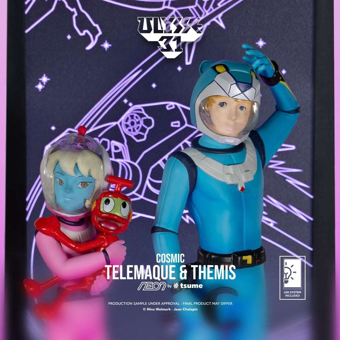 ULYSSE 31 TELEMACHUS & THEMIS COSMIC VERSION NEON FIGURE Figura TSUME