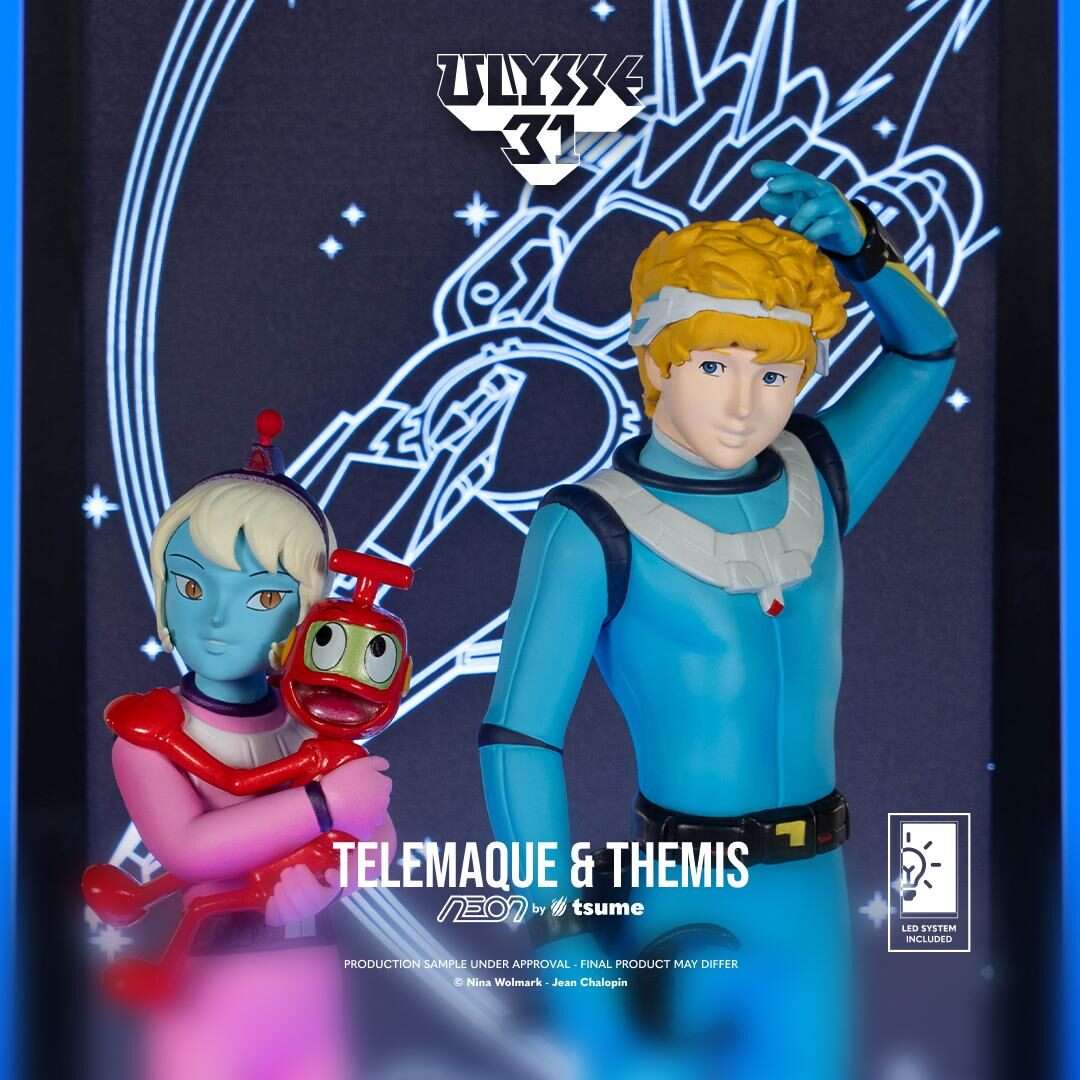 ULYSSE 31 TELEMACHUS & THEMIS NEON FIGURE Figura TSUME
