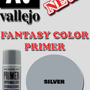 VALLEJO FANTASY COLOR PRIMER SILVER 28021 COLORI VALLEJO