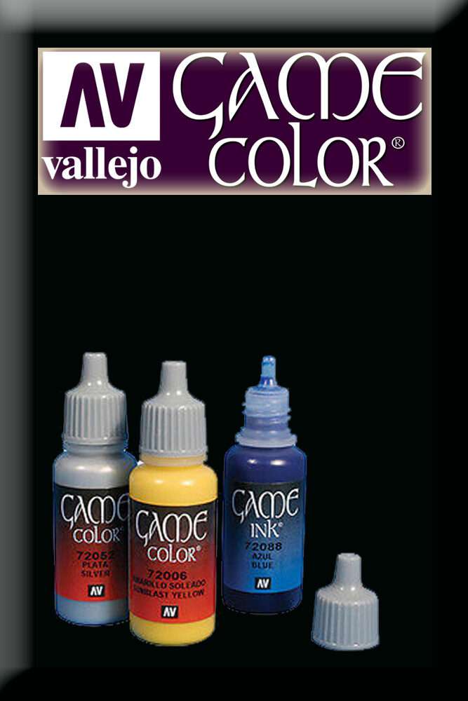 VALLEJO GAME COLOR BLACK 72051 COLORI VALLEJO
