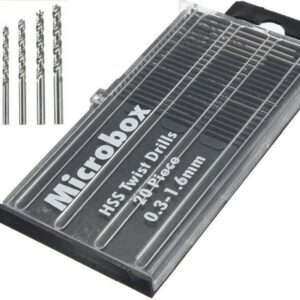 VALLEJO MICROBOX DRILL BITS SET (20) 0.3-1.6mm ACCESSORI PER MODELLISMO VALLEJO
