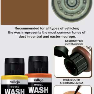 VALLEJO MODEL WASH EUROPEAN DUST 76523 COLORI VALLEJO