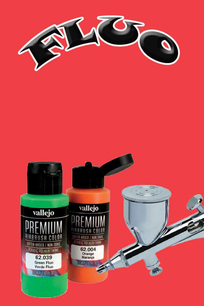VALLEJO PREMIUM AIRBRUSH SCARLET FLUO 62034 COLORI VALLEJO