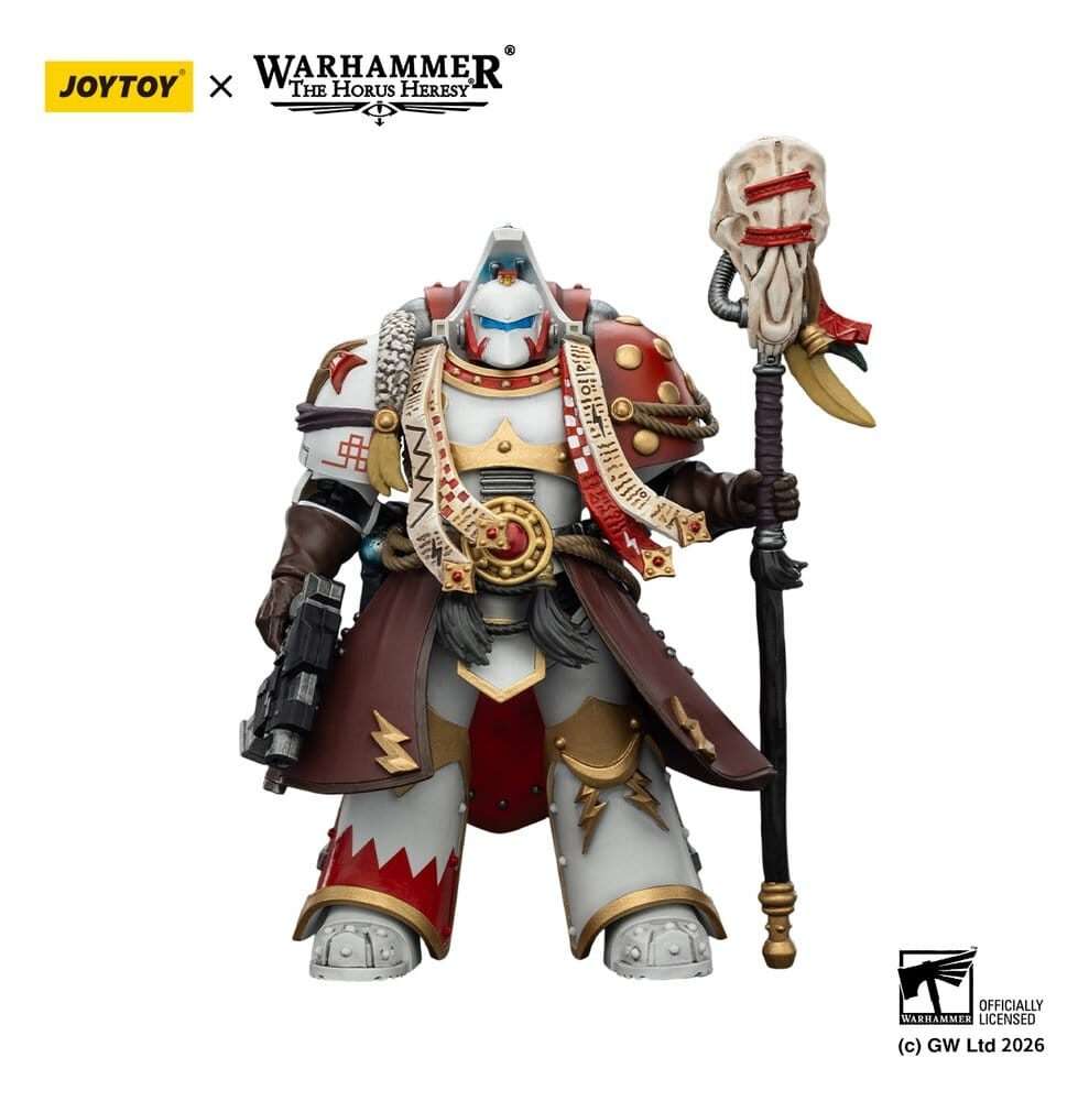 Warhammer 40,000 Action Figura White Scars Stormseer Consulwith Force Staff E Bolt Pistol 12 Cm Joy Toy (cn)