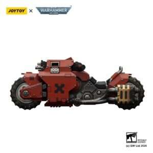 Warhammer 40,000 Raider-pattern Combat Bike Blood Angels Con Twin-linked Bolt Rifles 22 Cm Joy Toy (cn)
