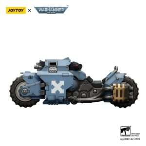 Warhammer 40,000 Raider-pattern Combat Bike Space Wolves Con Twin-linked Bolt Rifles 22 Cm Joy Toy (cn)