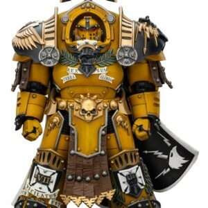 Warhammer Imperial Fists Action Figura Legion Praetor In Tartaros Terminator Armourwith Power Sword E Vigil Storm Shield 14 Cm