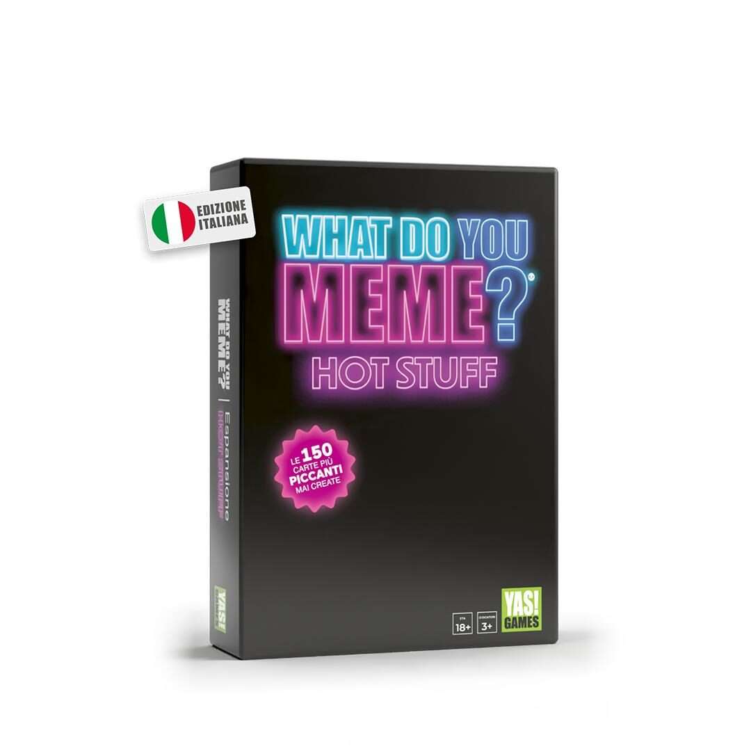 WHAT DO YOU MEME? HOT STUFF ESPANSIONE - VERSIONE ITALIANA Gioco Da Tavolo YAS! GAMES