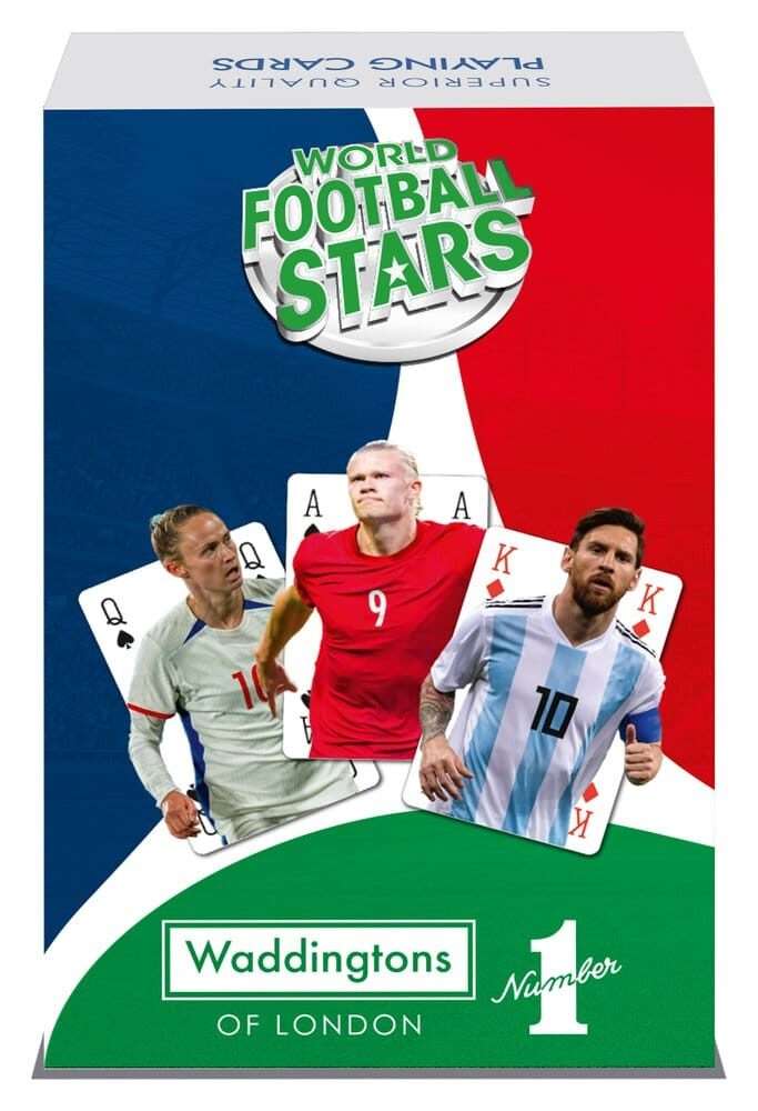 World Soccer Stars No 1 Playing Cards *English Version* Winning Moves