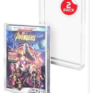 Acrylic Case 2-Pack For PS3/PS4/Blu-Ray/XBOX One Evoretro