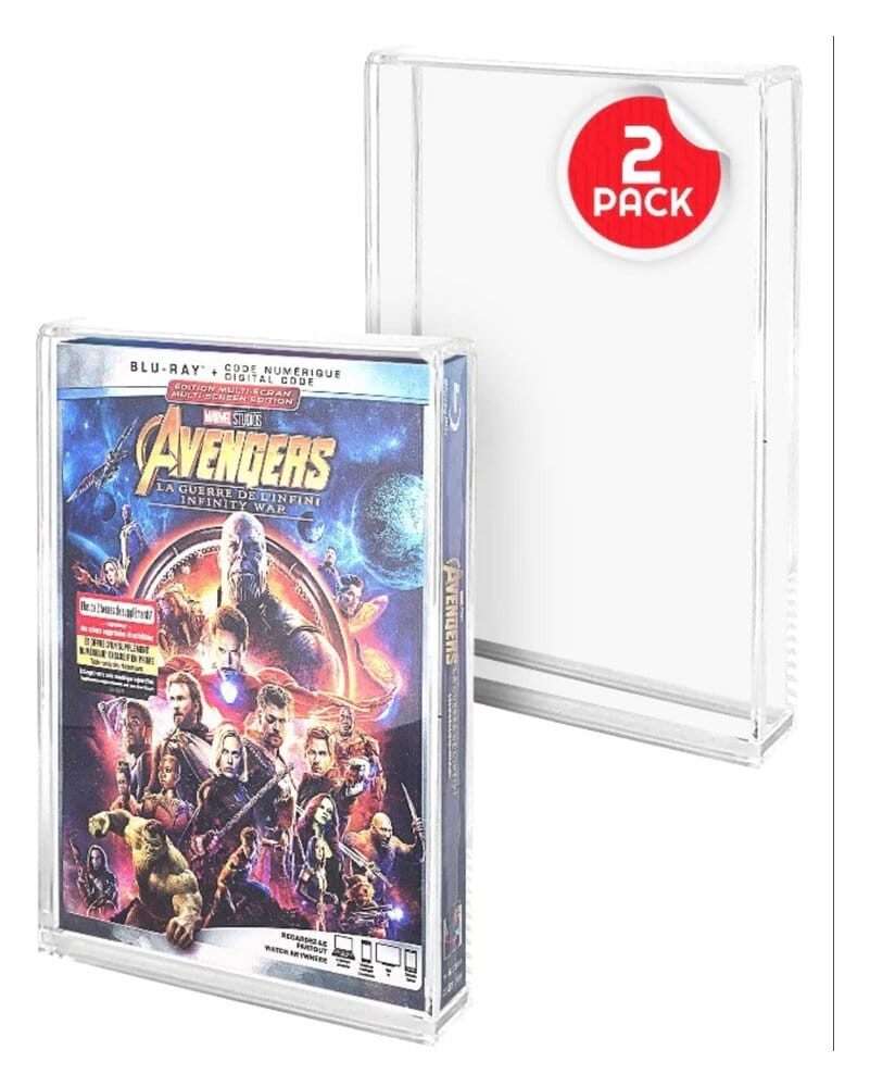 Acrylic Case 2-Pack For PS3/PS4/Blu-Ray/XBOX One Evoretro