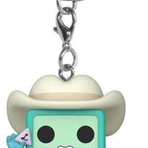 Adventure Time Pocket Pop! Vinile Portachiavis 4 Cm Cowboy Bmo Con Guitar Funko