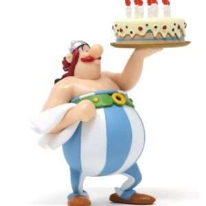 Asterix PVC Figure Obelix Happy Birthday 8.5 Cm Plastoy