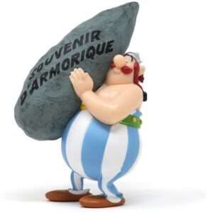 Asterix PVC Figure Obelix Souvenir From Armorica 9 Cm Plastoy