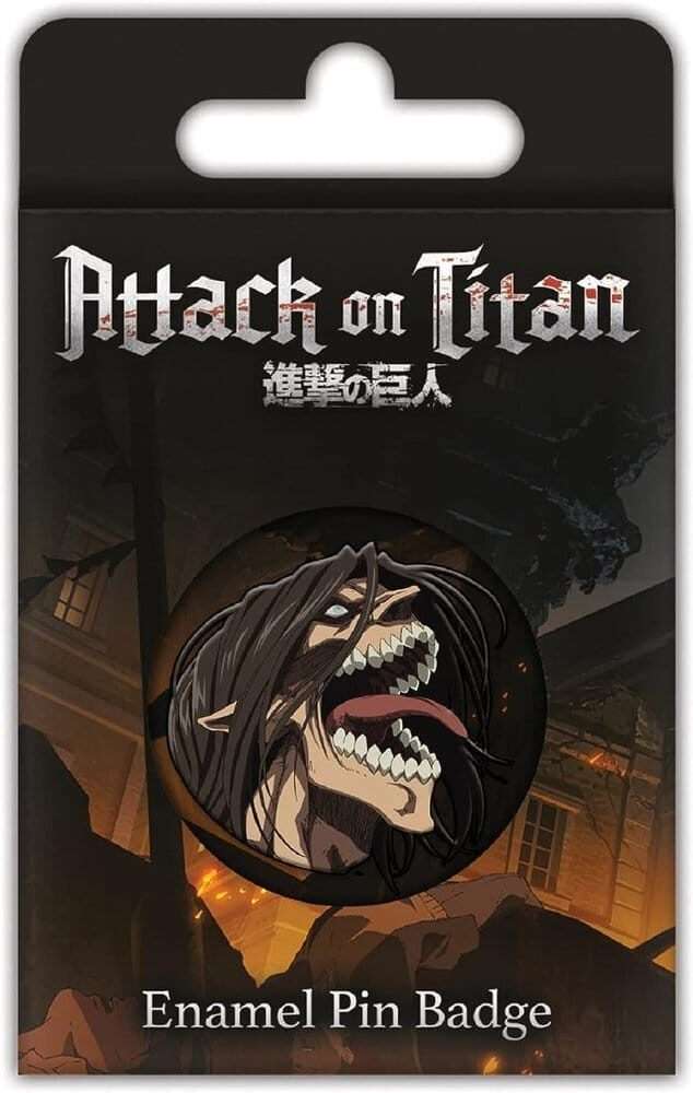 Attack On Titan Enamel Spilla Badge S3 (eren Titan Rage) Pyramid International