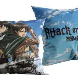 Attack On Titan Pillow Blau 40x40 Cm Halantex