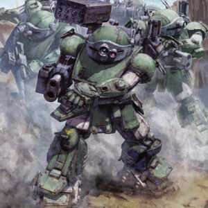 BANDAI MODEL KIT VOTOMS SCOPE DOG BERKOFF SQUAD VER 1/20 MODEL KIT