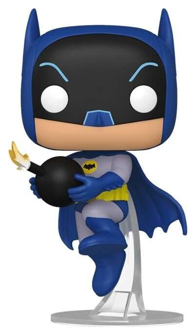 Batman 66 Pop! Heroes Vinile Figura Batman Con Bomb 9 Cm Funko