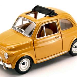 BBURAGO BU22099Y FIAT 500 L 1968 YELLOW 1:24 Modellino