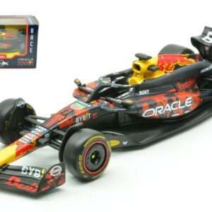 BBURAGO BU38097VS RED BULL RB20 N.1 F1 2024 MAX VERSTAPPEN BRITISH GP WORLD CHAMPION 1:43 Modellino