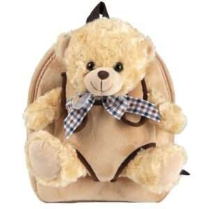 Bear Belly backpack with plush toy 26cm Perletti