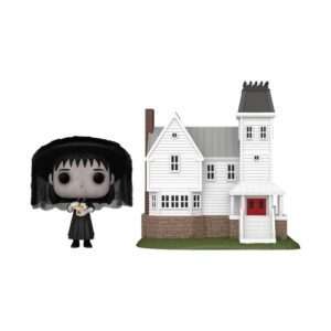 Beetlejuice Pop! Town Vinile Figura Lydia Deetz Con Maitland House 9 Cm Funko